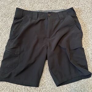 Classic Black Cargo Shorts for Men